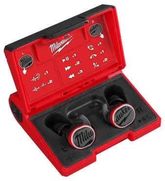 Milwaukee høreværn m/bluetooth L4 RLEPB-301 - Genopladelig